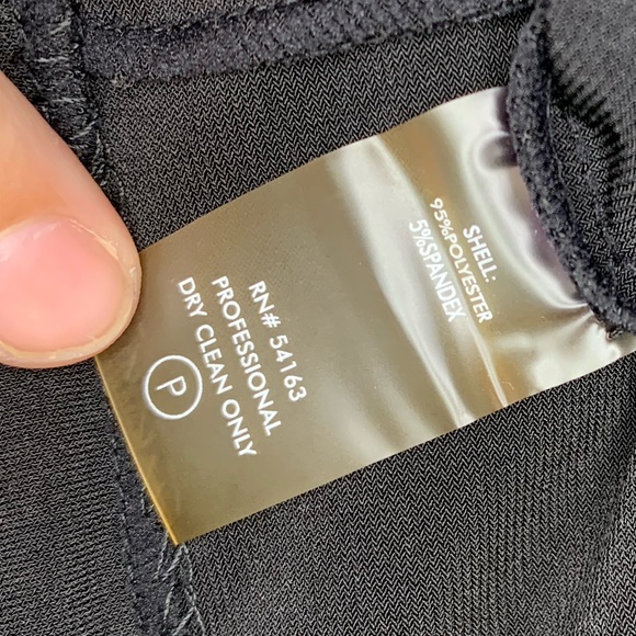 Calvin Klein Black Sleeveless Jersey Gown Size 10 - Picture 14 of 16